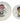 Set of 2 Villeroy & Boch "Le Ballon" porcelain plates, 8" and 11.25" diam.