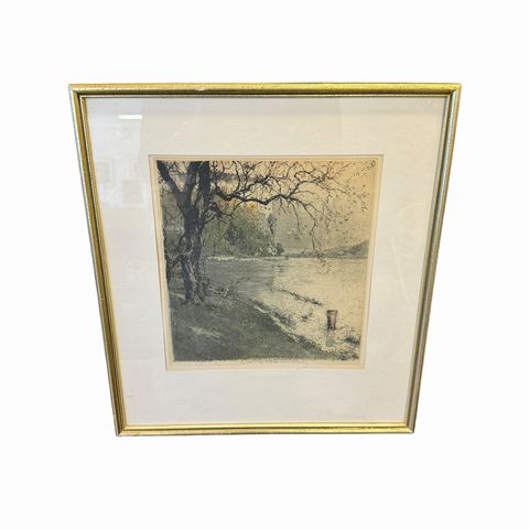 Engraved Luigi aesimir River Print 15x16