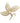 VTG 2.5" gold tone filigree leaf-shape pin w/pearl