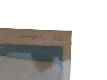 At The Temple Wall Orig 5/75 Handcolored Etching/Known Artist Elyse A Lord 25'h