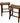 Pair of Backless Stools, H. 23.25 in. W. 17.25 in. x D. 14.25 in.