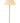 Goldtone biomorphic standing lamp w/ tan shade, 57" h