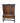 Antique Jacobean Revival-style china cabinet, 65H. 42.5W. 18D