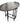 William & Marry Style Drop-Leaf Table, H. 30.25 in. x W. 26 in. x L. 10 in.