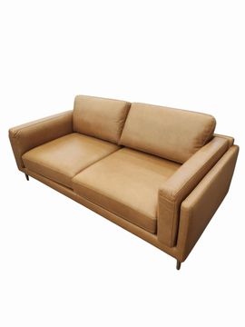 Gaby Leather 2 Seat Sofa * AS IS*