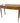 Handmade bowfront Hepplewhite-style glass-top mahogany console table w/ 2 drawer