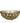 Goldtone Metal Reticulated Centerpiece Bowl 6 x 12"dia