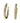 14k Yellow Gold & CZ Hoop Earrings, 2.7 g.