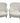 PAIR of Pottery Barn beige tufted club chairs (1 AS IS), 33x22x34"