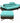 Contemporary Italian Leather & Teal Suede Sofa & Ottoman, L. 96 in.
