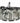 Contemporary Beveled Glass & Bronze Finish Round Chandelie, Diam. 28.25 in.
