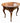Vintage Statton Queen Anne Style Oval 1 Drawer Side Table, H. 22.5 in.