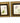 PAIR of original signed iris watercolors in ornate gold frames, 10.5" h x 8.5" w