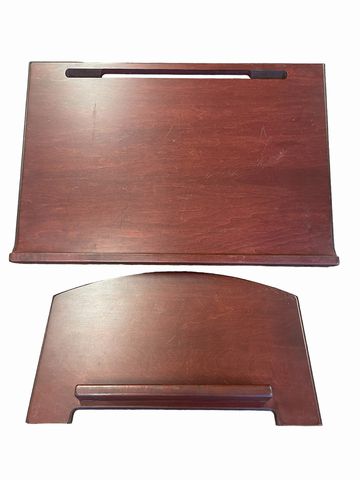 2-part wooden book stand, 24x16.25