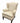 Vintage George III Style Mahogany Wing Chair