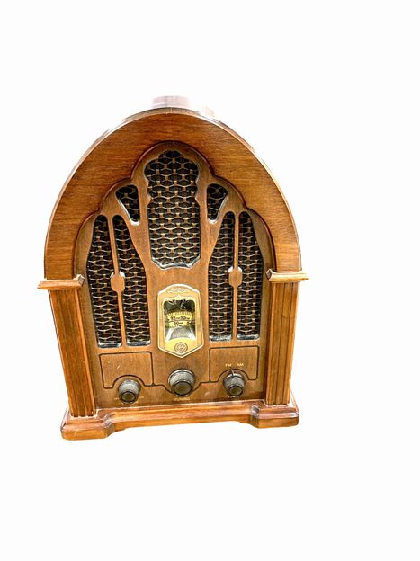 GE Vintage Style 1940s Radio 11"Wx15"H