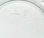 White Ceramica Stefani Italian reticulated ceramic charger plate, 13" diam.