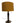 Contemp. Wood and Bronzed Meta Adj. Table Lamp 28"h x 16"dia