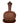 Chinese Redware Lidded Decantur on plate 9"h x 8"dia
