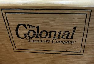 Colonial Furniture queen anne-style cherry highboy, 78H 42W 21D