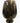MCM Brown Glazed Footed Pottery Vase 11"h x 8"w