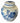 Chinese B&W Mini Lidded Round Jar, 6"x6"