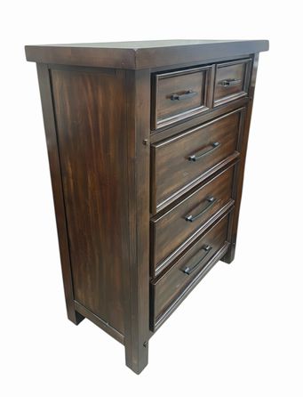 4-drawer dresser, dk. brown, 47H. 38W. 18D