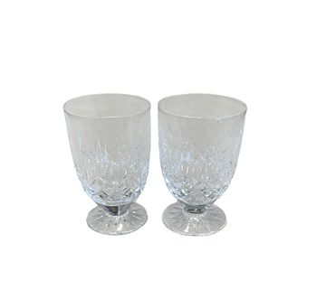 Set Of two  Waterford Crystal Lismore Juice Glasses 4"x3"