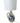 Williamsburg Pottery salt glazed lamp w/ handle, 21.5" h