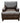 Ethan Allen brown leather club chair, 36" h, 38" w, 40" d