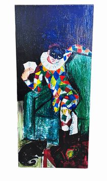 Wrapped canvas or harlequin, 30x13"