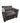 Crate &  Barrell w/2 blk pillows (33 h x 39"w, gray)
