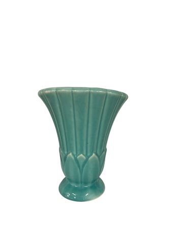 USA turquoise vase, 7H