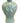 Korean Celadon crackle-glaze porcelain vase w/ crane motif, 6.25" h