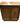 Bassett Furniture "Aztec" Walnut Nightstand, H. 24 in. x W. 24 in. x D. 16 in.