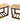 Pair MCM Lane Walnut Sleigh Leg Side Tables, H.20.5 in. x 30x20 in.