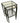 Pottery Barn Tanner Rectangular Nesting End Tables, H. 24 in. x 16x14 in.