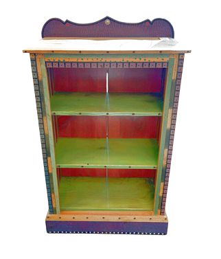 Shoestring Creation Bookcase, H. 41.5 in. x 25.25 in. x 12.5 in.