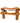 Handmade saddle footstool, 16" h, 29" w, 14" d