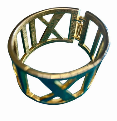 Tiffany Atlas Style Gold Tone Bracelet