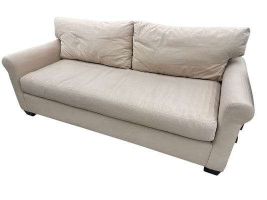 Pottery Barn York Sofa, Beige, 81x37x31"