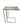 Arhaus Soma Brass C-End Table, 24H. 18L. 9.75D