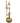 Brass Candlestick Table Lamp w/ Swing Arm Snuffer 20x17"