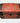 Antique Red/Black Tin/Wood Trunk,with 6 asstd. Pillows 224"h x 18.5w x 32"l