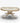 Painted Mersman coffee table, gold/champagne, 17H. 36W. 20D.