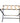 Folding Metal Luggage Rack, Khaki straps 21"h x 26"l