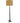 Cast iron tree standing lamp w/ burlamp shade, 70.5" h
