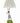 Woman Golfer Lamp, Ball Finial 26"h x 11"dia