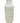 Tall white ceramic vase w/ fluted rings, 16" h