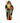 Standing Santa Handcrafted & Sculpted "Fall Frolic Santa" 48x17"